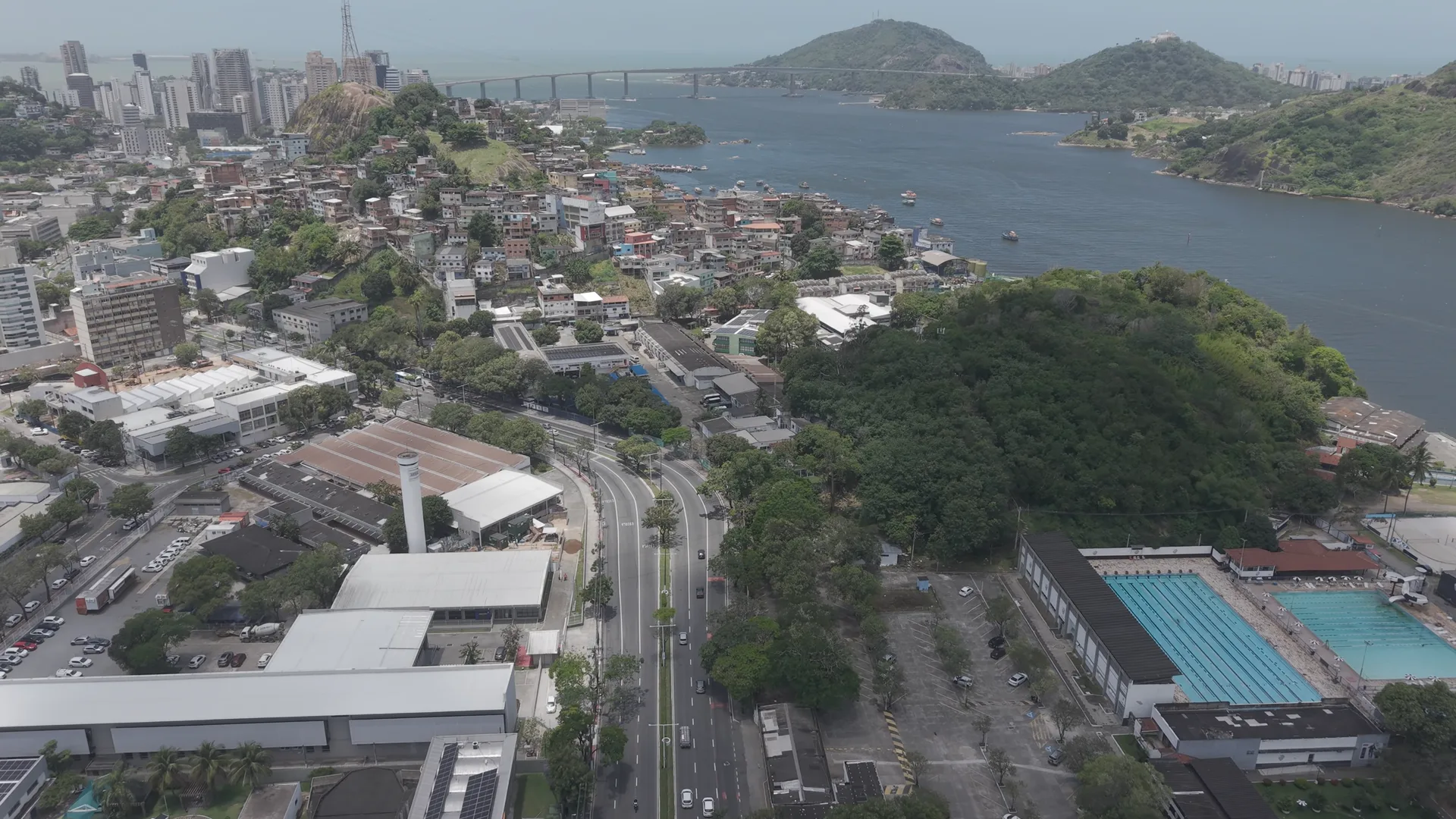 Vista aérea de Bento Ferreira, Vitória
