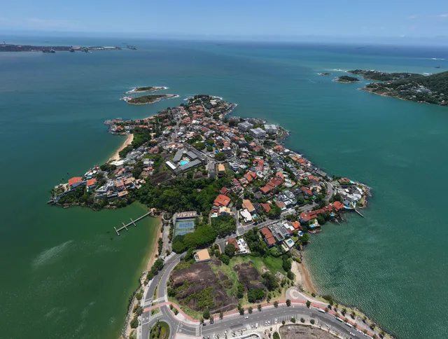 Ilha do Boi visto de cima