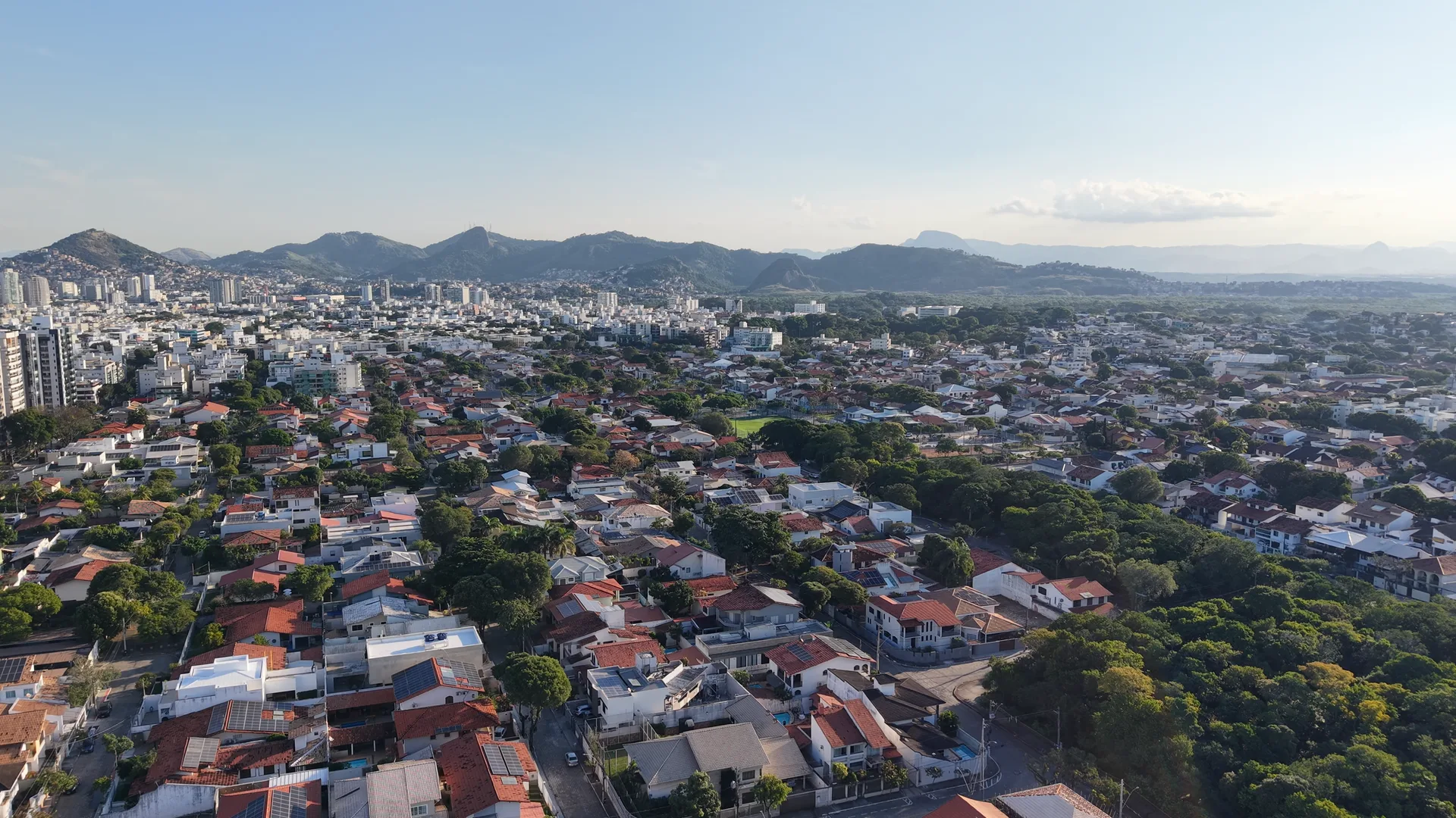Vista aérea de Mata da Praia, Vitória