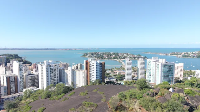 Praia do Canto visto do alto