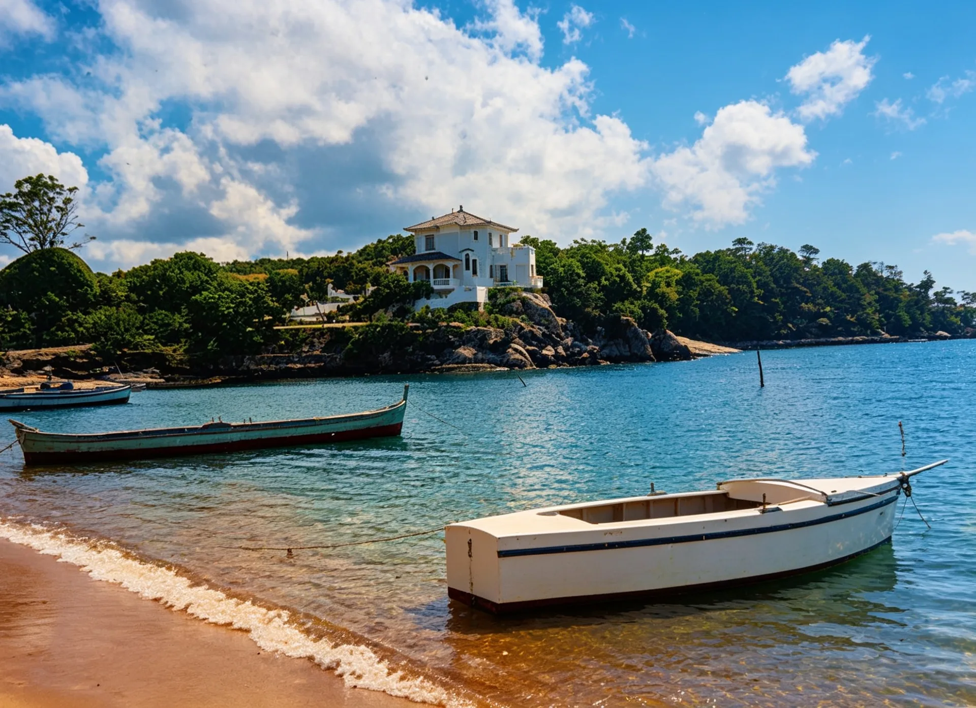 A Ponta Formosa e os barcos, quando a Praia do Canto era casa de veraneio