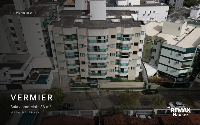 Vermier, Sala comercial · 36 m², vendido pela Häuser na Mata da Praia