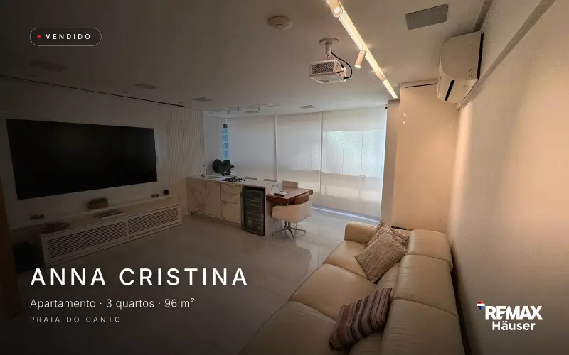 Anna Cristina, Apartamento · 3 quartos · 96 m², vendido pela Häuser na Praia do Canto