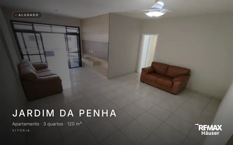 Apartamento, Apartamento · 3 quartos · 120 m², alugado pela Häuser em Jardim da Penha
