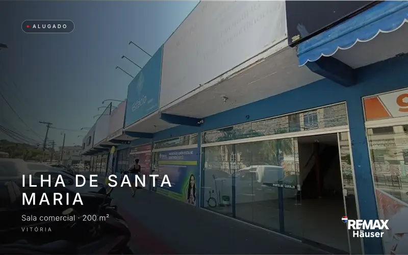 Sala comercial, Sala comercial · 200 m², alugado pela Häuser na Ilha de Santa Maria