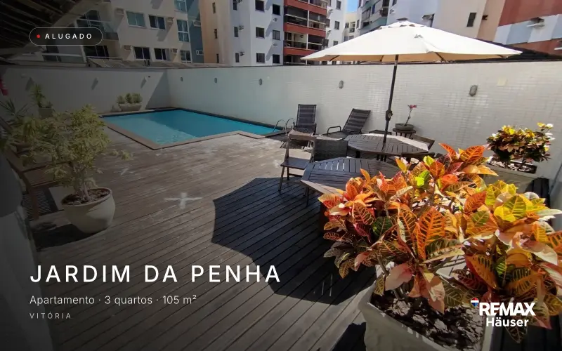 Apartamento, Apartamento · 3 quartos · 105 m², alugado pela Häuser em Jardim da Penha