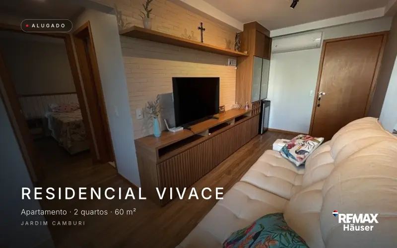 Residencial Vivace, Apartamento · 2 quartos · 60 m², alugado pela Häuser em Jardim Camburi