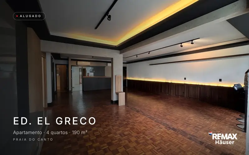 Ed. El Greco, Apartamento · 4 quartos · 190 m², alugado pela Häuser na Praia do Canto