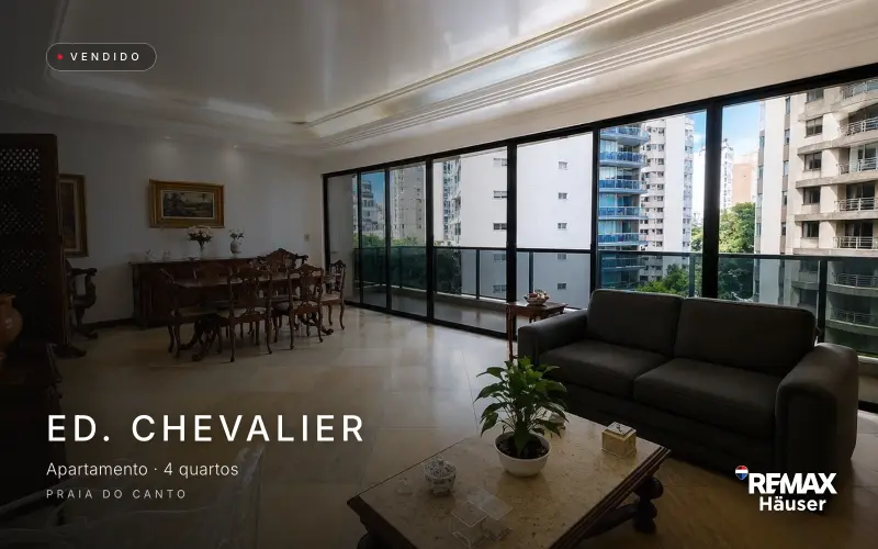 Ed. Chevalier, Apartamento · 4 quartos, vendido pela Häuser na Praia do Canto