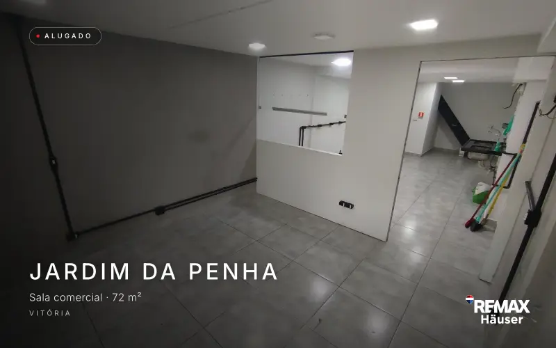 Sala comercial, Sala comercial · 72 m², alugado pela Häuser em Jardim da Penha