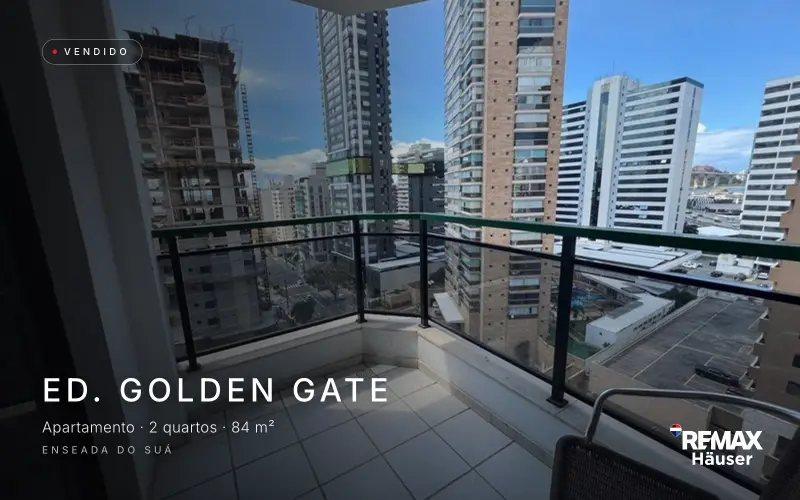 Ed. Golden Gate, Apartamento · 2 quartos · 84 m², vendido pela Häuser na Enseada do Suá