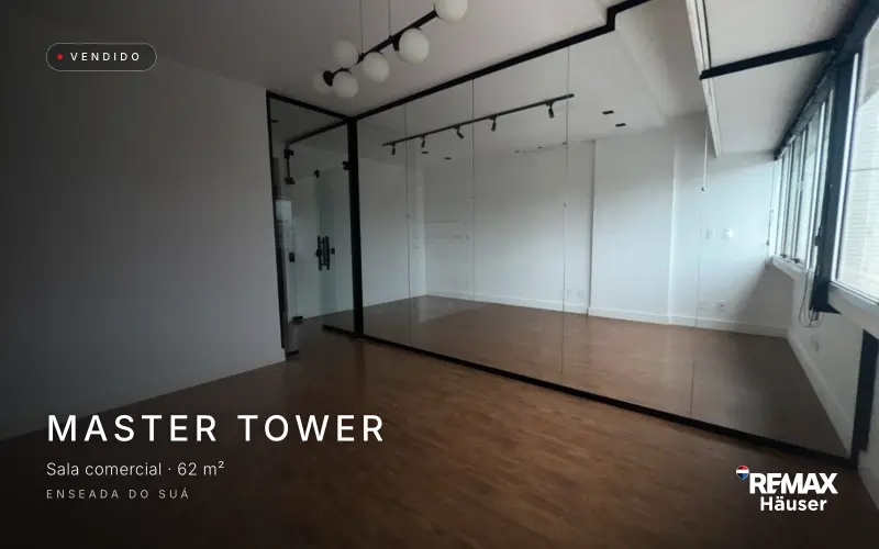 Master Tower, Sala comercial · 62 m², vendido pela Häuser na Enseada do Suá