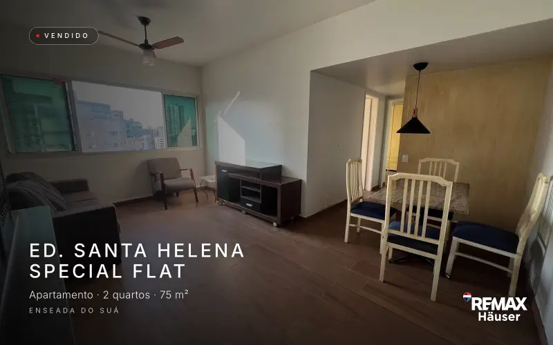 Ed. Santa Helena Special Flat, Apartamento · 2 quartos · 75 m², vendido pela Häuser na Enseada do Suá