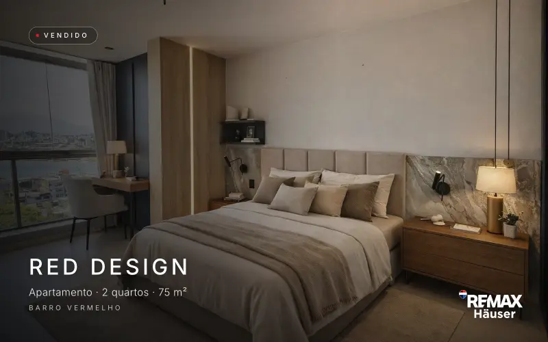 Red Design, Apartamento · 2 quartos · 75 m², vendido pela Häuser no Barro Vermelho