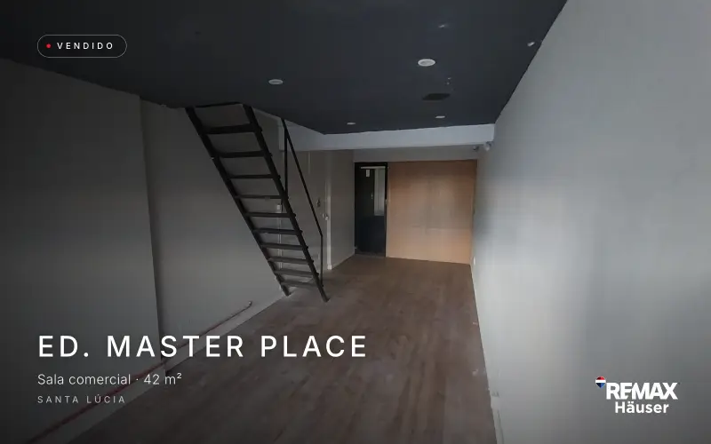 Ed. Master Place, Sala comercial · 42 m², vendido pela Häuser em Santa Lúcia
