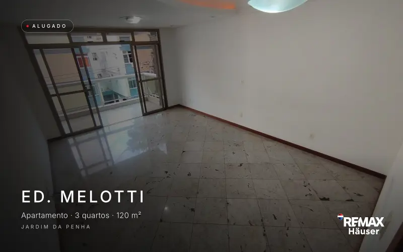 Ed. Melotti, Apartamento · 3 quartos · 120 m², alugado pela Häuser em Jardim da Penha