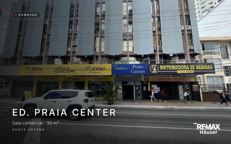 Ed. Praia Center, Sala comercial · 39 m², vendido pela Häuser em Santa Helena