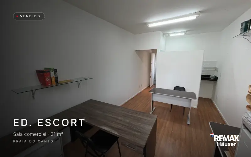 Ed. Escort, Sala comercial · 21 m², vendido pela Häuser na Praia do Canto