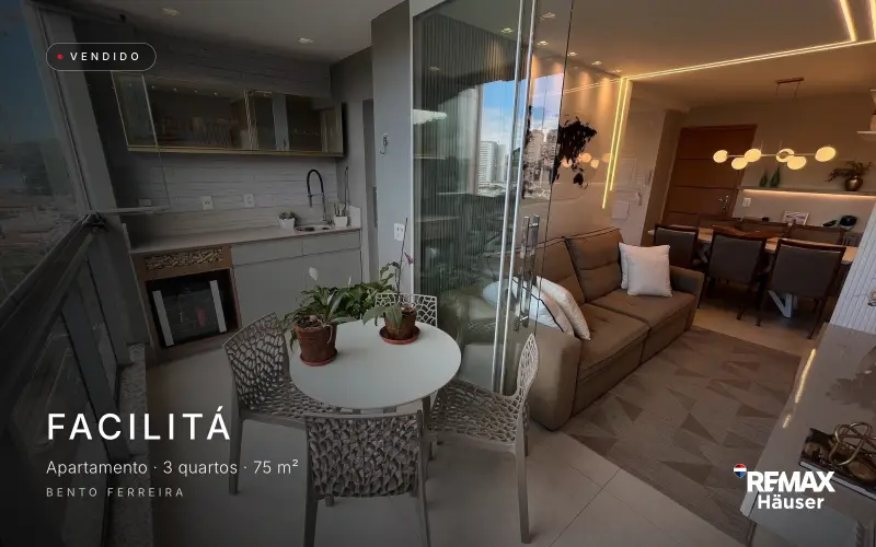Facilitá, Apartamento · 3 quartos · 75 m², vendido pela Häuser em Bento Ferreira