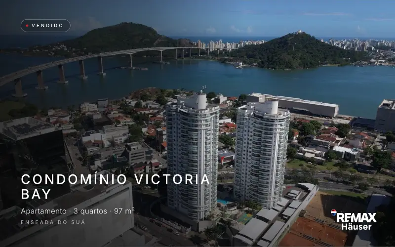 Condomínio Victoria Bay, Apartamento · 3 quartos · 97 m², vendido pela Häuser na Enseada do Suá
