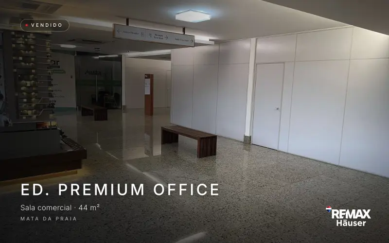 Ed. Premium Office, Sala comercial · 44 m², vendido pela Häuser na Mata da Praia
