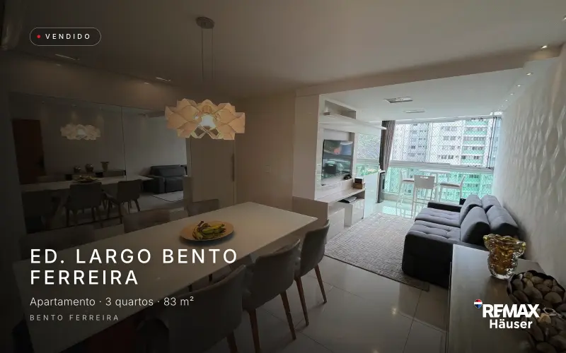 Ed. Largo Bento Ferreira, Apartamento · 3 quartos · 83 m², vendido pela Häuser em Bento Ferreira